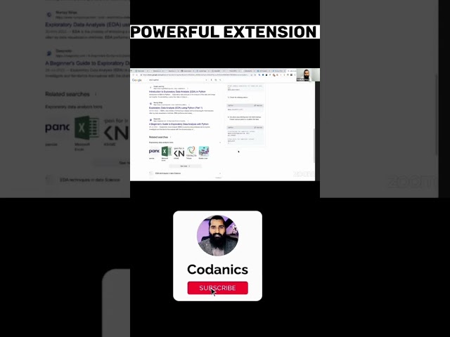 ChatGPT extension  #pandas #datascience #shorts