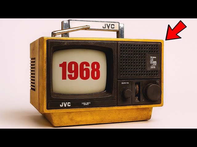 Restoration of a Portable Antique Japanese TV from 1968