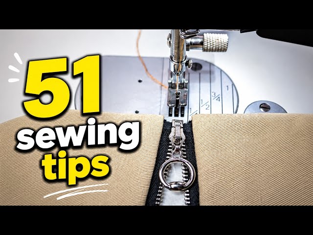 ✅️Don’t Start Sewing Until You Learn These 51 Sewing Techniques