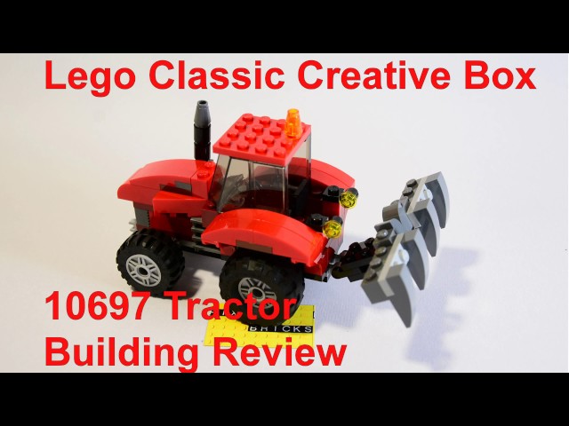 LEGO 10697 Classic Creative building basket Red Tractor Building Review