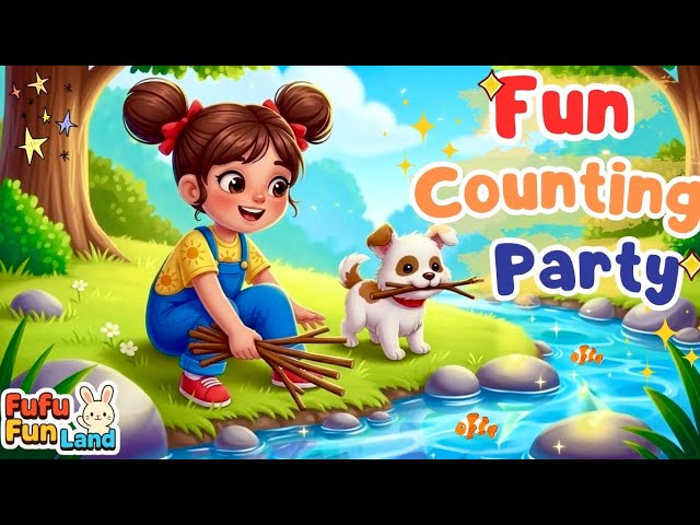 Magic Numbers Adventure🌟 Let’s Count, Clap & Play | Fun Numbers Kids Song | FuFu Fun Land