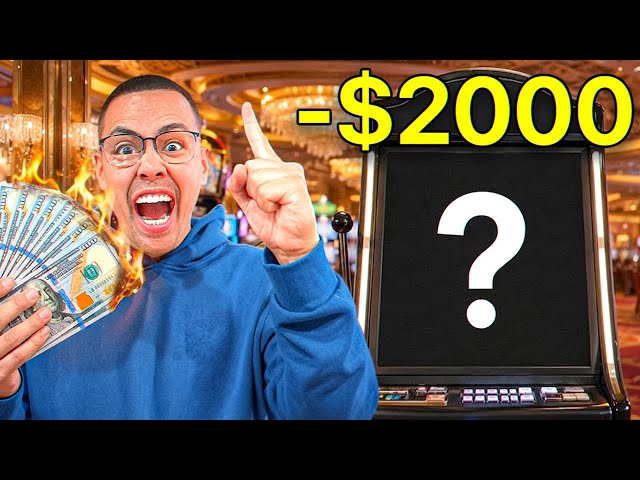 First Person to Ever Play This New Slot Machine!