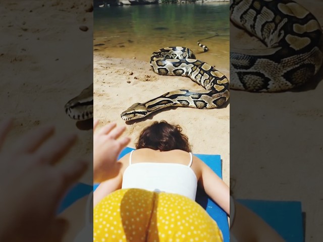 A Giant Python Appeared Just Inches Away 😨 | Real Wildlife Moment