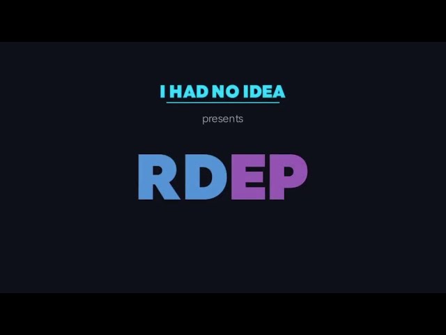 RDEP: Replicated Dense / Expert Parallel