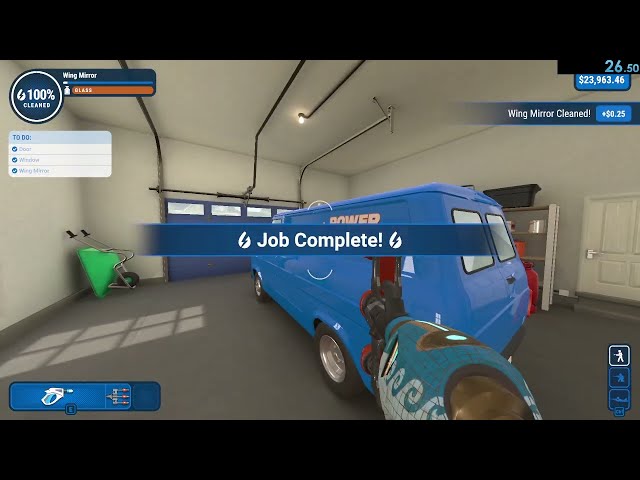 PowerWash Simulator 1.0 Van Speedrun: 0m 25s 800ms