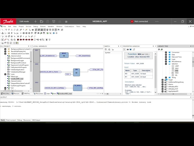 Danfoss Alsmart Series: Selection Function Blocks Explained (LIMIT, MAX, MIN, MUX & SEL)