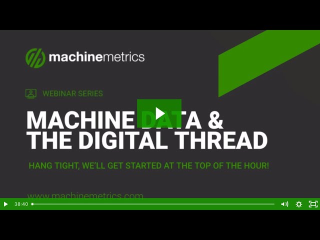 Machine Data and the Digital Thread