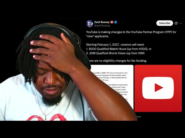 YouTube DOUBLED Their Monetization Requirements... We Have 6 Months To Lock In