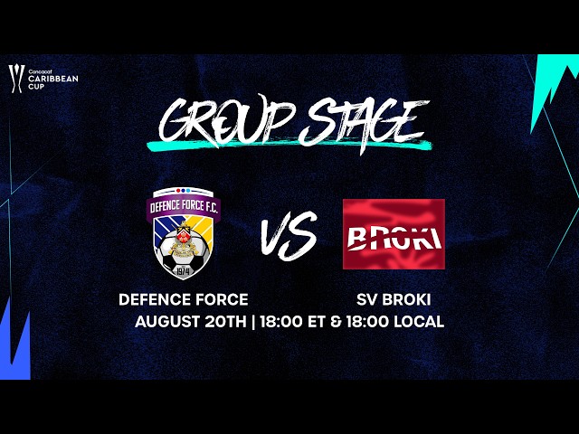 Defence Force FC vs SV Broki | 2026 Concacaf Caribbean Cup