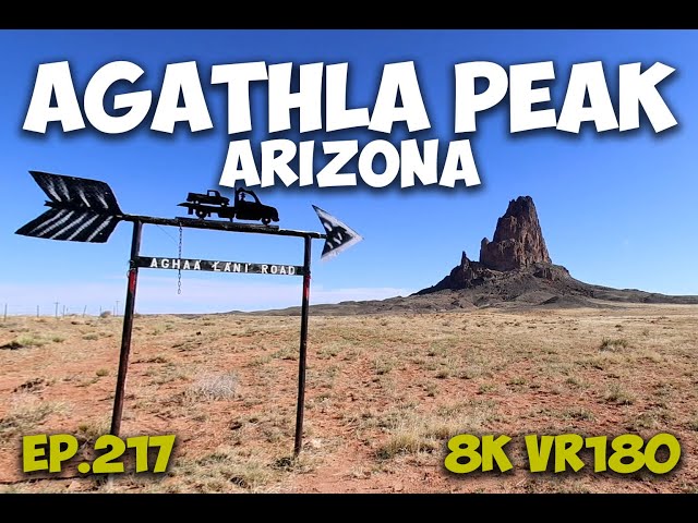 Ep.217 Agathla Peak Arizona – Isolated Volcanic Plug Rising From the Open Desert 8K VR180 3D Travel