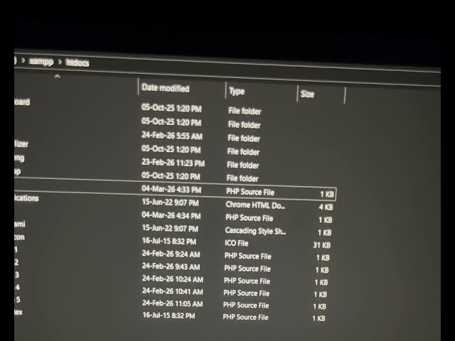 PHP connects front-end to back-end 