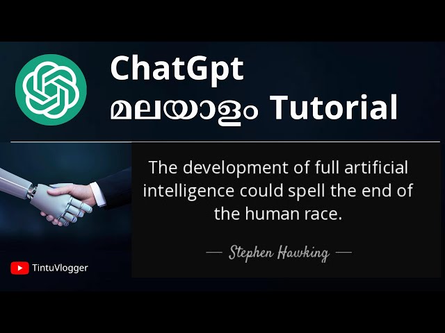 ChatGPT Malayalam Tutorial