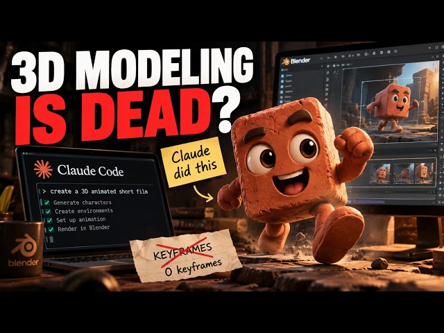 I Made a 3D Animated Film With Claude Code. Zero Manual Animation.