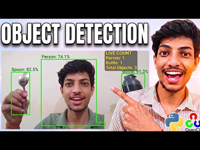I Built a Real-Time AI Object Detector From Scratch! (YOLOv8 + Python)