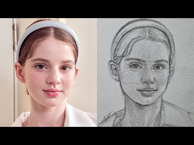 Portrait Drawing for Beginners: Step-by-Step Loomis Method Tutorial