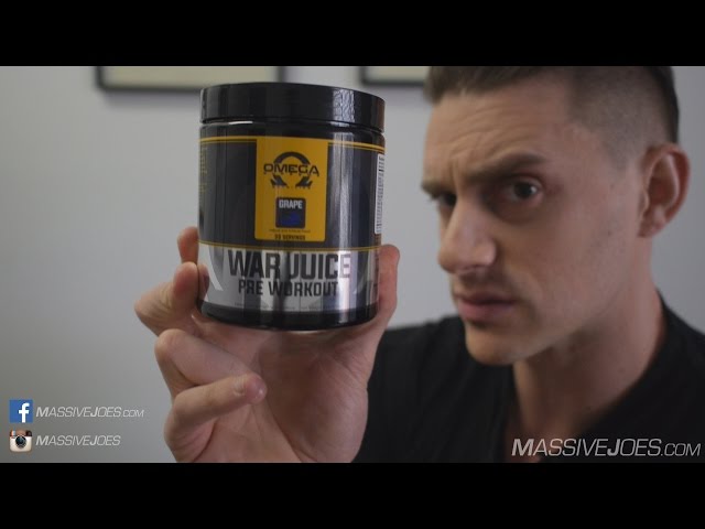 Omega Supreme WAR JUICE Pre-Workout Supplement Review - MassiveJoes.com Raw Review Mike Rashid