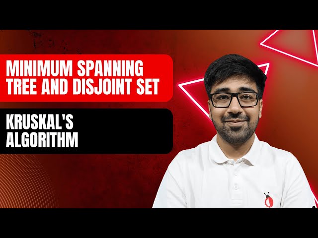 DSA in Python - Minimum Spanning Tree Using Kruskal’s Algorithm | GFG MST | Part 159 [Hindi]