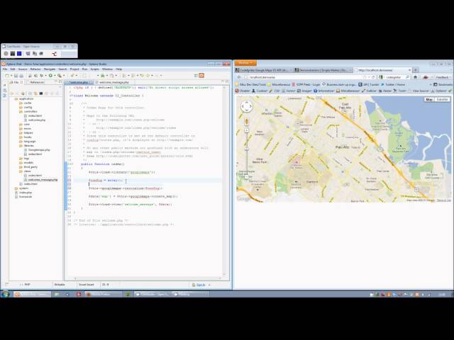 CodeIgniter Google Maps API Library - Getting Started