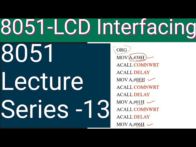 8051 Lecture series-13|LCD interfacing| Interfacing circuit| Program| Malayalam