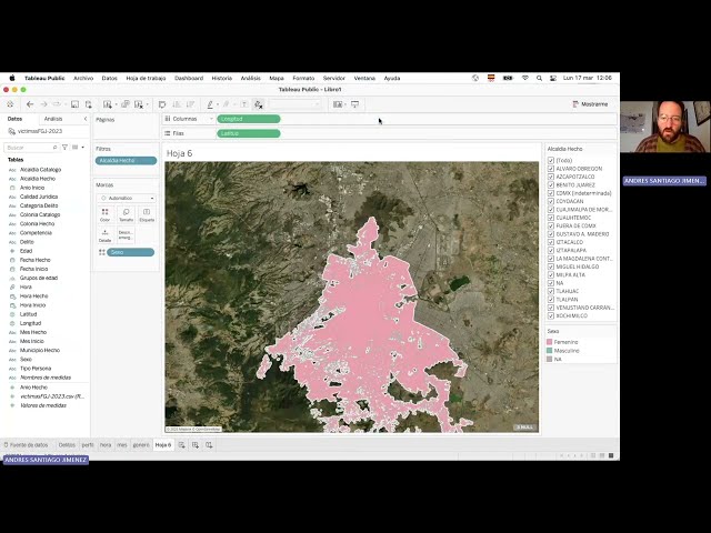 Introduction to Tableau Public 7/8: Creating a Map