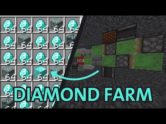How to Build a Diamond Farm in Minecraft 1.21! (Easy Tutorial)