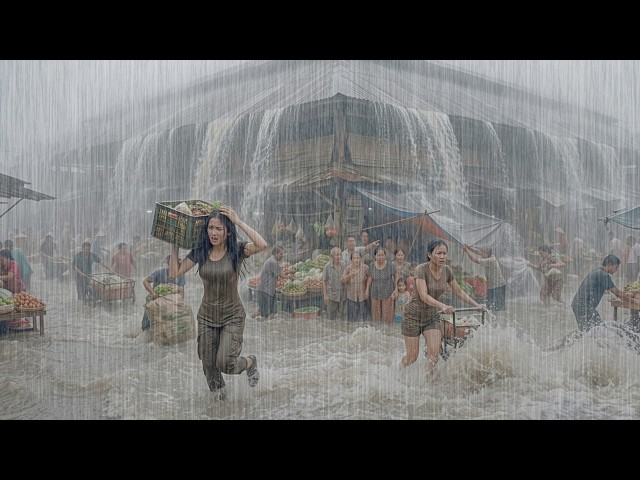 CAN YOU SLEEP IN THIS? ⚡ Heavy Rain & Thunder in Indonesian Village 🌧️ Nature Sounds for Insomnia