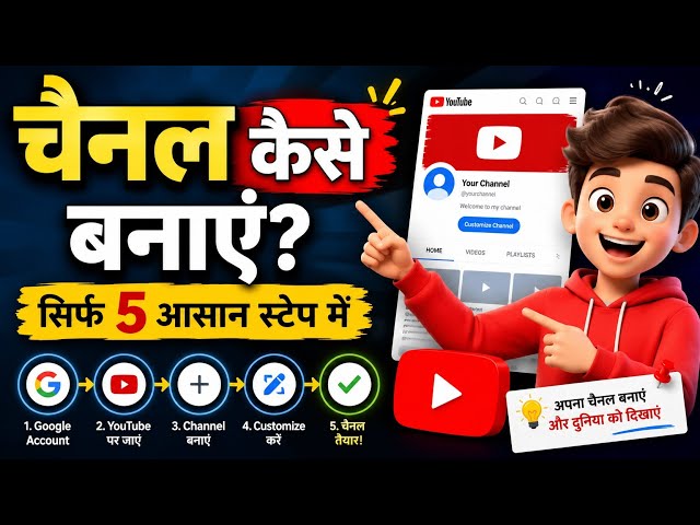 YouTube Channel Kaise Banaye 2026 | Mobile Se YouTube Channel Banaye | Step by Step #youtube video