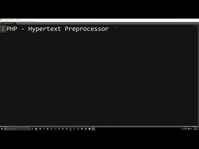 Introduction to PHP programming - Learn PHP backend programming