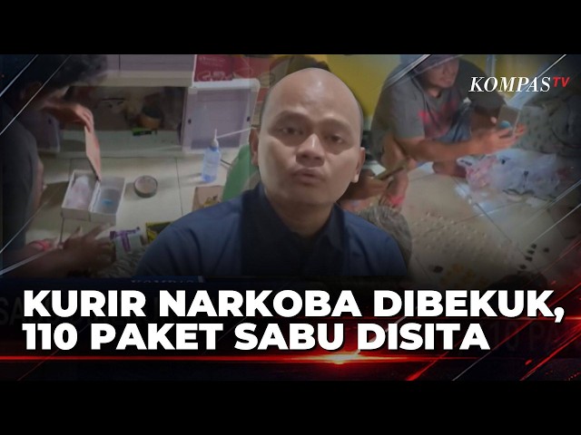 Police Arrest Drug Courier in Karanganyar, Seize 110 Packages of Methamphetamine Ready for Distri...