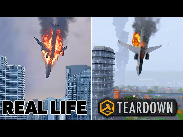 Airplane accidents Based on Real Life Incidents Compilation #2 | Teardown