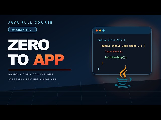 Java Full Course for Beginners: Learn Java in One Video