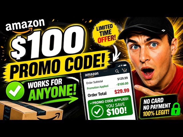 How to Get an Amazon Promo Code in 2026 ($100 Discount)
