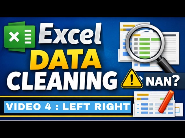Left & Right | Excel to Kaggle Series For Beginners | No Python Needed!!