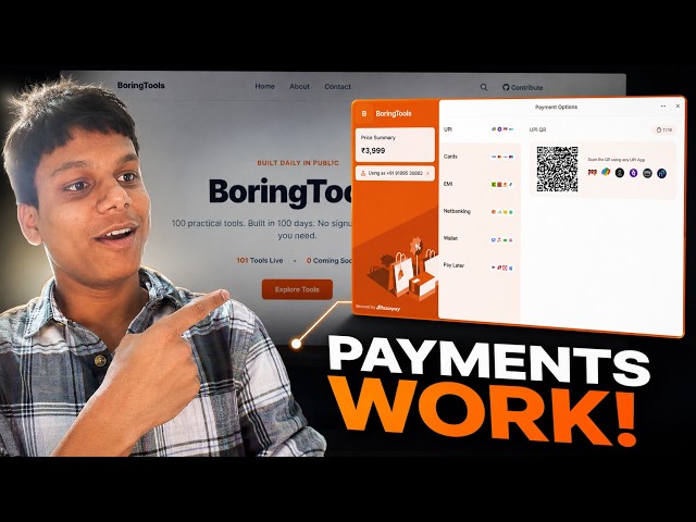 How I Added Payment Gateway to My Free Tool (Razorpay + Test Mode) – Step by Step