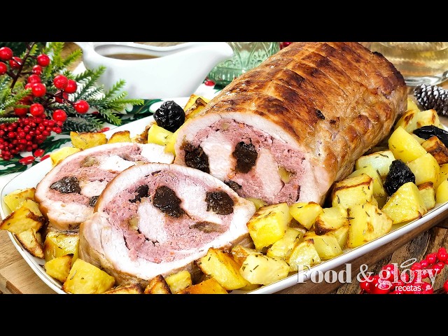 Stuffed Pork Loin for Christmas - Easy and Economical!