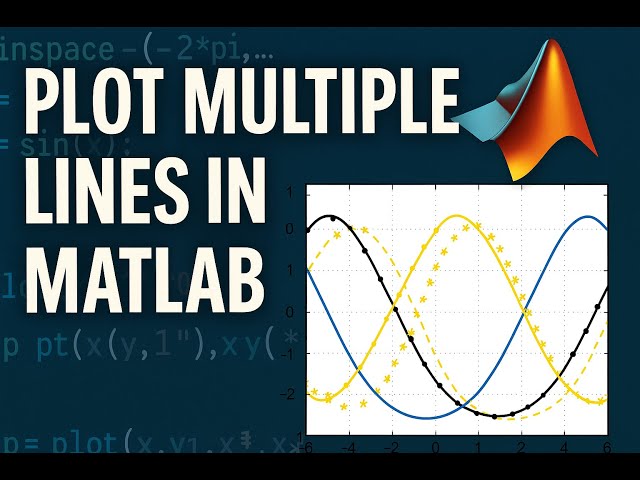 MATLAB Plot Multiple Lines | Customize Line Widths, Markers & Colors Easily