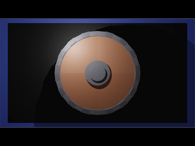 How to Model a Low Poly Shield Wood in Blender | Game-Ready Shield Tutorial