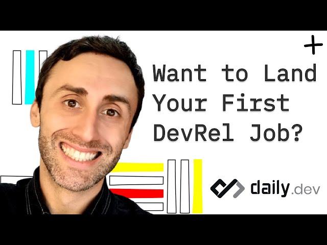 Want to land your first DevRel job? Consider starting a YouTube channel