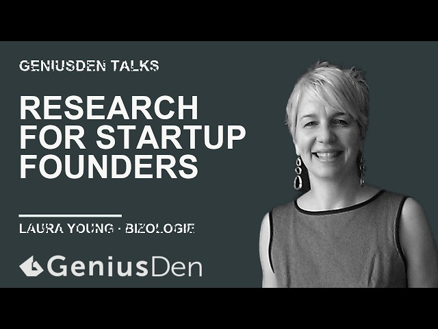 Research for Startup Founders | Bizologie at GeniusDen
