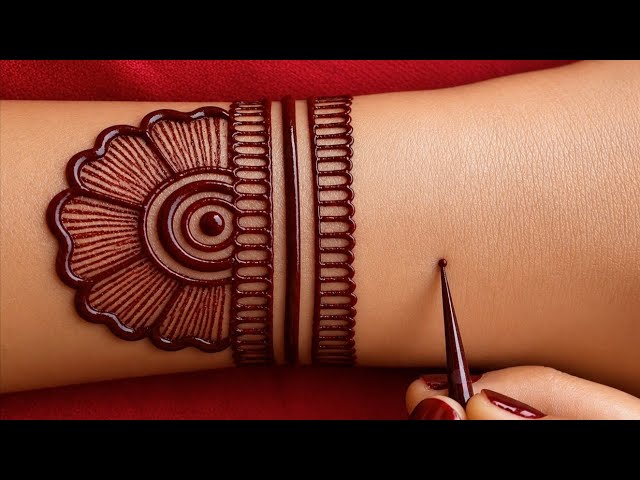 New stylish full hand mehndi design | easy front hand mehndi | simple mehandi ka design | mehndi