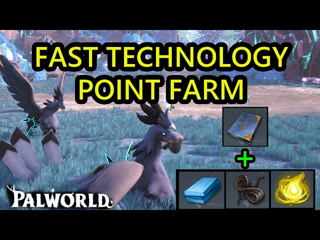 Palworld 1.0 Best Technology Points Farm. How to Get Technology Points Fast Infinite Tech Point Farm