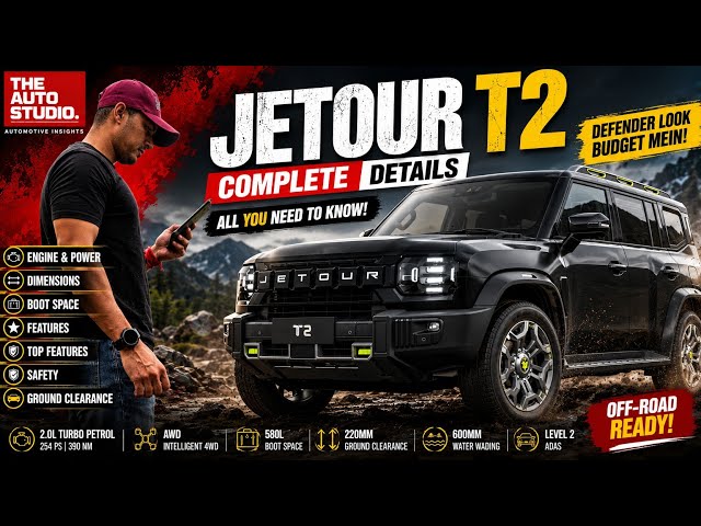 🔥 Jetour T2 – India's Most Dangerous Fortuner Rival? Full Information! #jetourt2