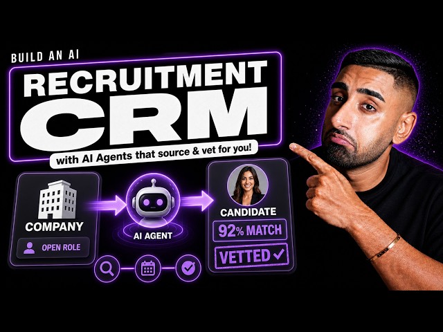 🟢 Build a CRM Recruitment App with AI | Beginner Series Ep#19 (AI Agents, SaaS, Sanity Context, MCP)