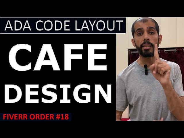 Designing, Drafting a 500 Sq Ft Commercial Layout with ADA Counters | | AutoCAD Blueprints | #18