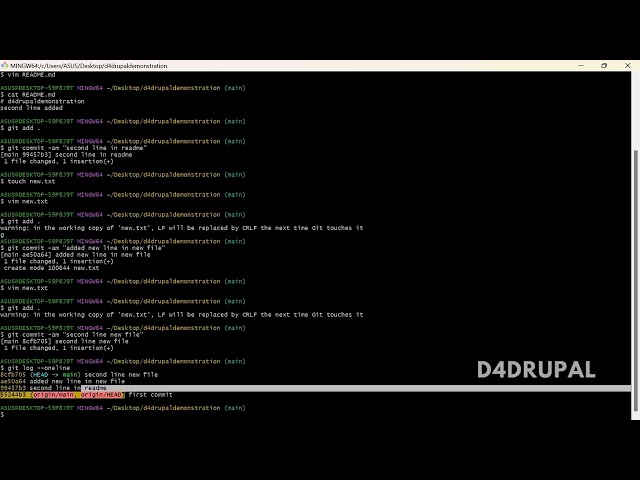How to use git revert command in GitHub | D4Drupal