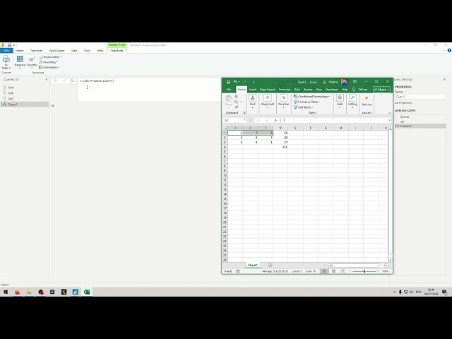 146 - Create sumProduct in Power Query