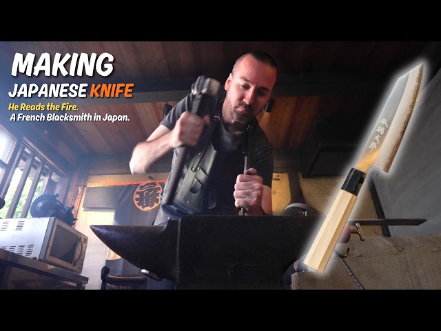 The Frenchman Who Became a Japanese Blacksmith ─ The Process of Making a Japanese Knife