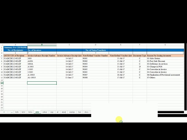 GSTR 1 Excel utilities Filing Live 100% Correct