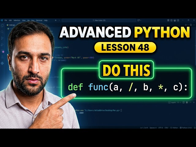 How Senior Devs Write Python Functions