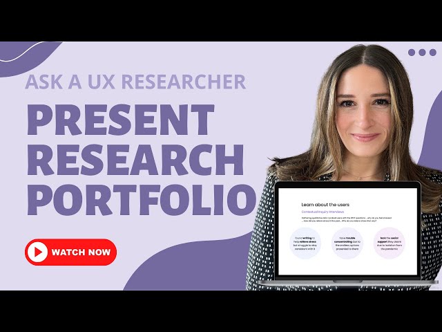 Accepted My First User Research Job Offer with this Case Study Presentation